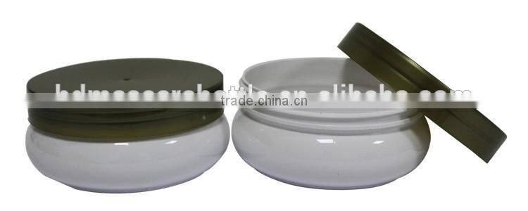 China supplier low price 200ml empty plastic cosmetic packaging cream jar