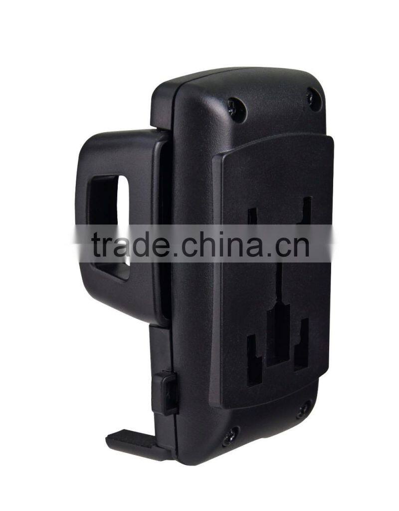 Anti-skid PU injection base one button release bracket car dashboard phone holder for mobile phone and GPS