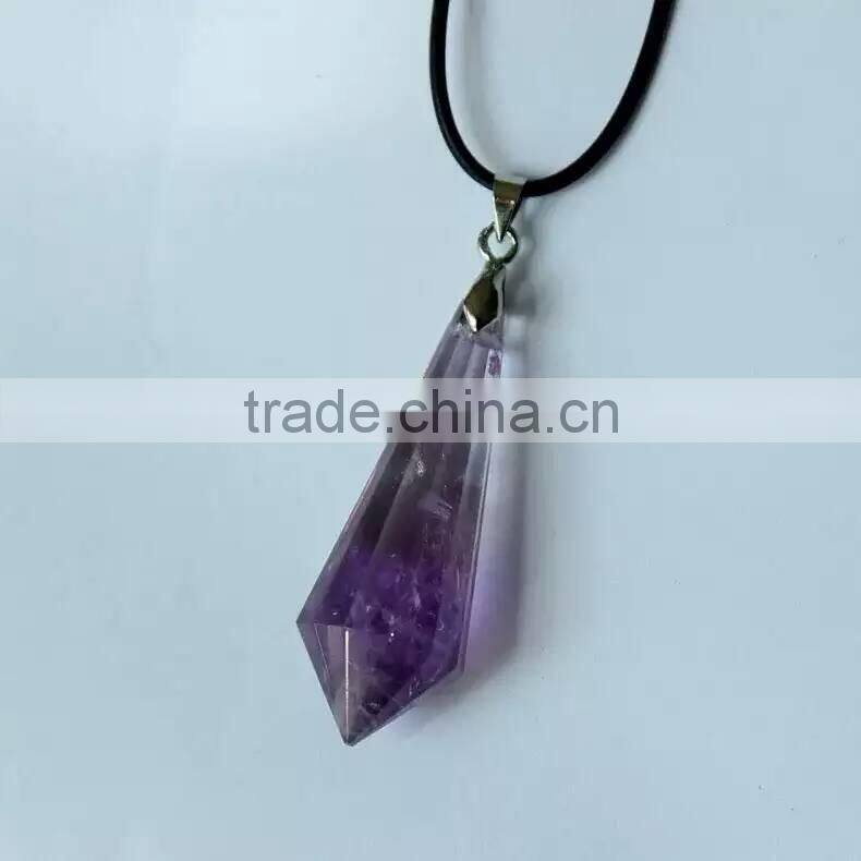 Pendulum amethyst crystal pandent ornament for sale