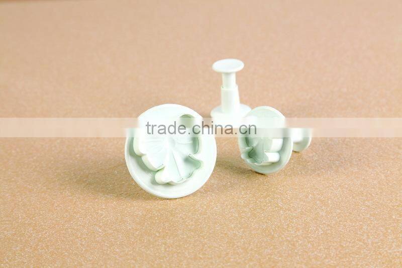 3pcs fondant tools cake decorating butterfly fondant plunger cutter