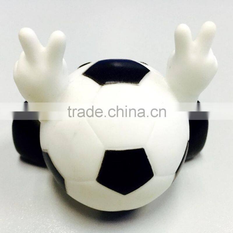Plastic Miniatures Football Figure Toy,Plastic Soccer Figure Bath Toy