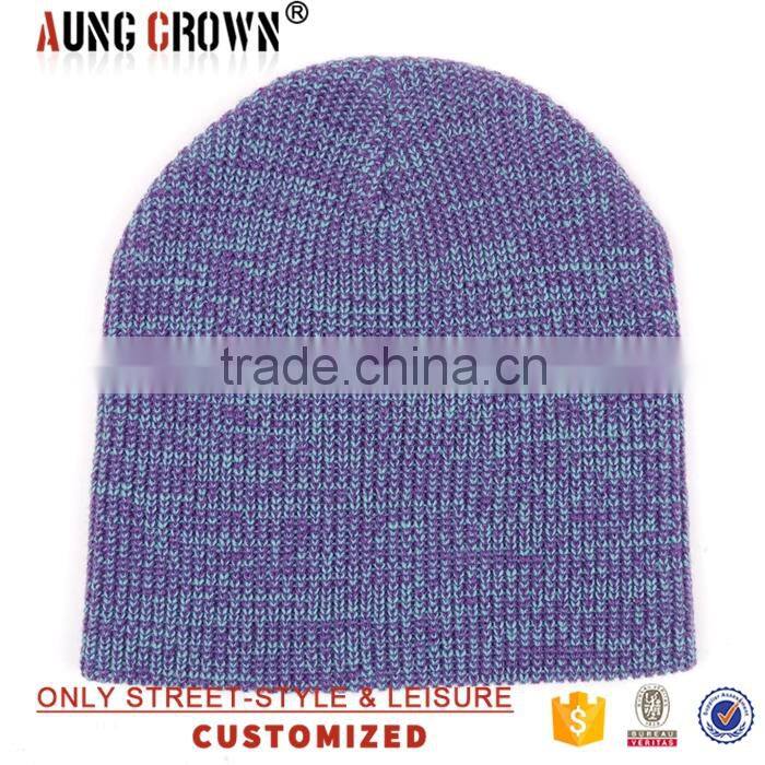 Winter Beanie Knit Slouchy Beanie Hat With Custom Label