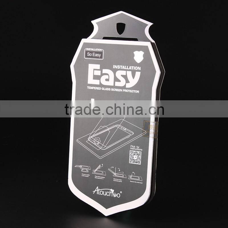 Atouchbo 9H Clear Tempered Glass Screen Protector with easy installation for iphone