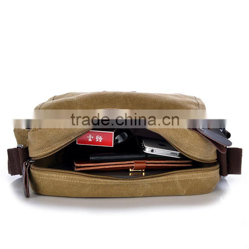 Fashionable Single Shoulder Canvas Messenger Bag Available