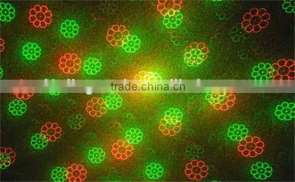 Christmas Mini Stage Laser Lighting 8 Gobos with Gift Box