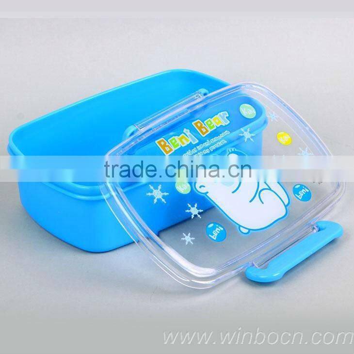 Plastic box lunch for household