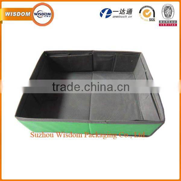 Eco-friendly kids foldable non woven fabric storage boxes with some components