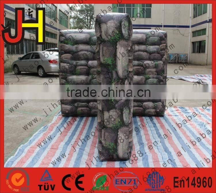 China Manufacturer Inflatable Wall Paintball Bunker For Sale