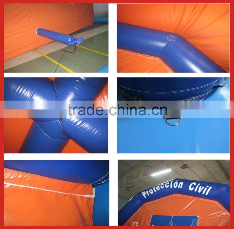 Large inflatable paintball arena, inflatable paintball field, paintball tent