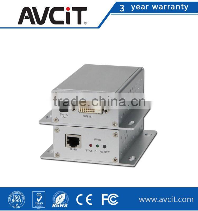 DVI Extender over UTP / over optic fiber CAT5 CAT5-E CAT6 CAT6-E, 150m distance DVI extender