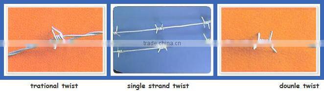 cheap hot dipped galvanized barbed wire length per roll
