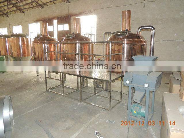 1000l red copper&SUS304 mash tun false bottom CE OEM factory