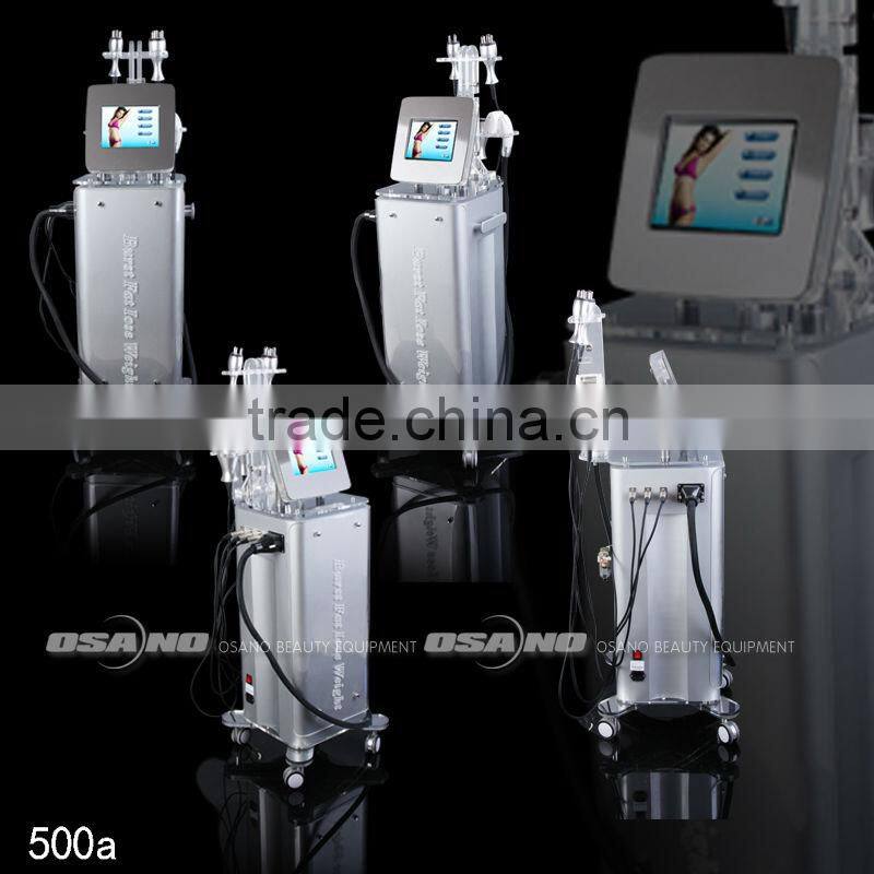 Vibration plates cellulite reduction machine with cavitation and RF