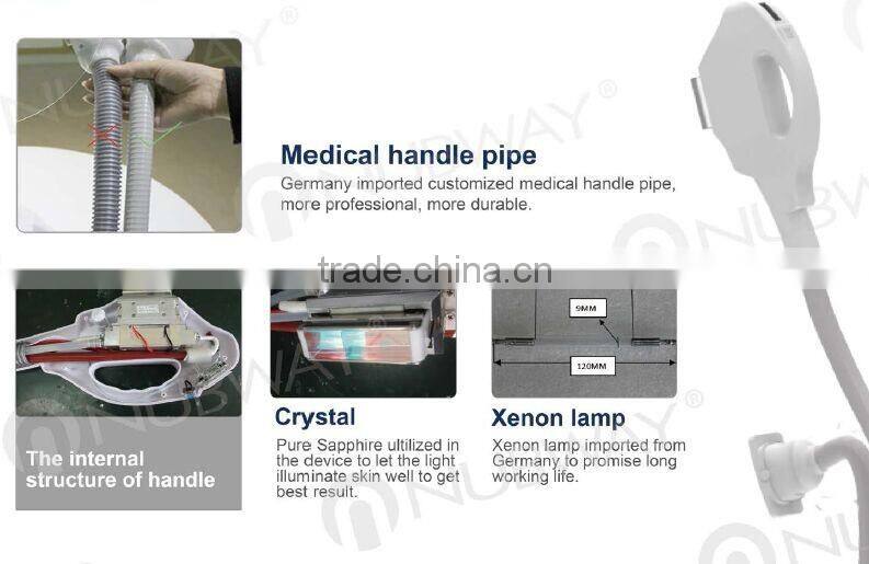 European Healthy Standard Germany Laser IPL SHR&E-light hair removal equipment&machine