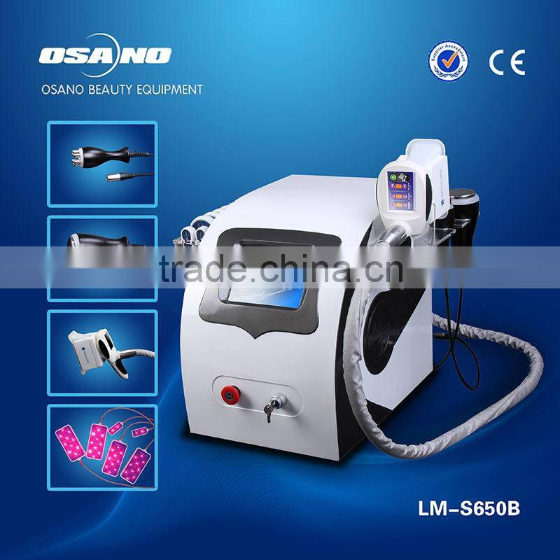 Cavitation +RF+Lipo Laser+ Cryolipolysis / Slim Freeze Belt Cryosunction Freezing Machine