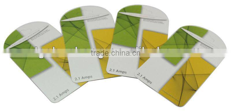 silver stamping paper hang tag for 2 in 1 iph 4S