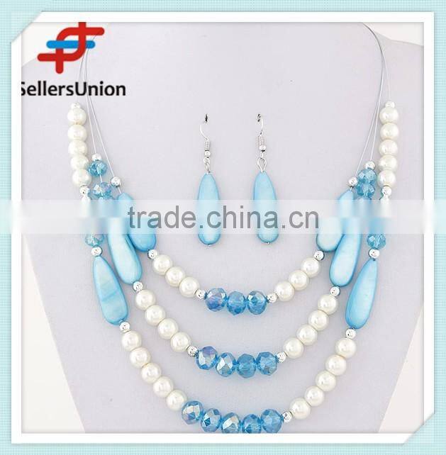 No.1 yiwu & ningbo exporting commission agent wanted stone beads necklace earrings jewelery set