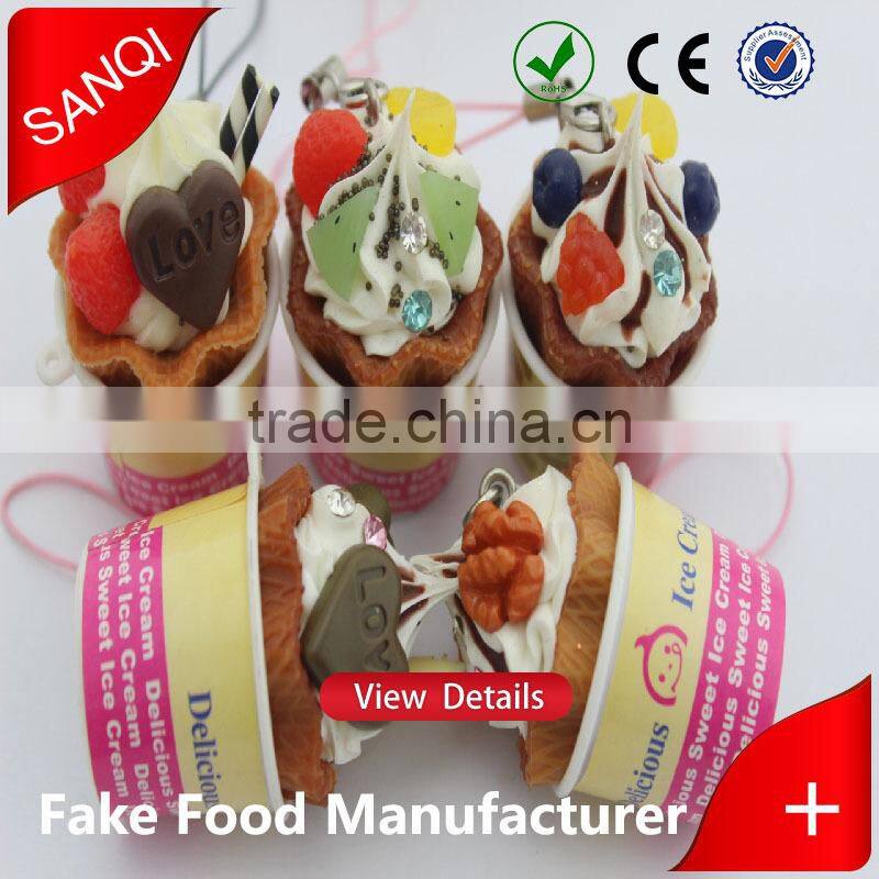 Kakigori phone straps for decoration /Lifelike fake food