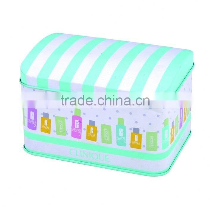 House shape coin tin can,saving tin can