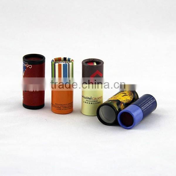 view top round paper can packaging