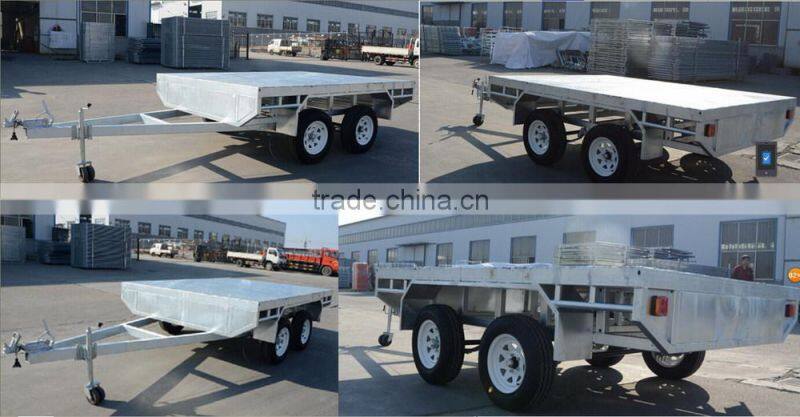 9'x5' Galvanized Tandem Tipper box trailers