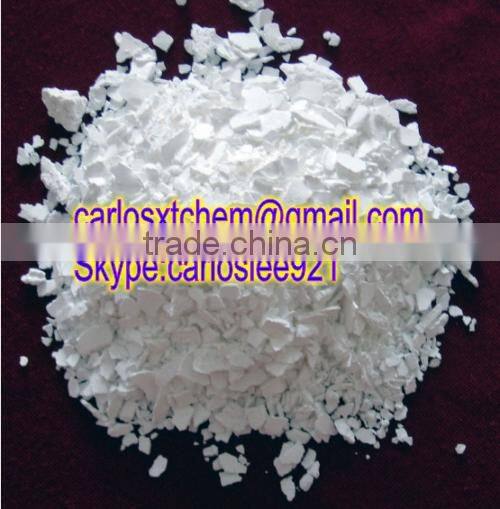 good price Calcium Chloride Pellet 95% Calcium Chloride 74% Flakes