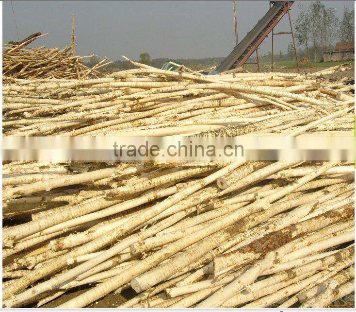 Single roller wood debarker wood peeling machine