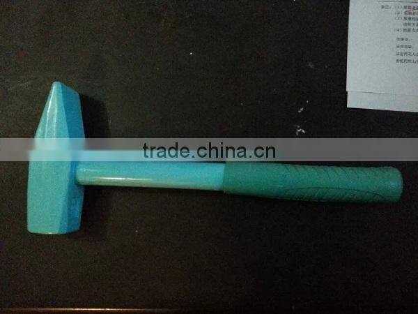 drop forged machinist hammer with steel tube handle