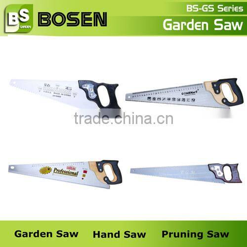 Professional Garden Hand Hacksaw with Plastic or Wooden Handle