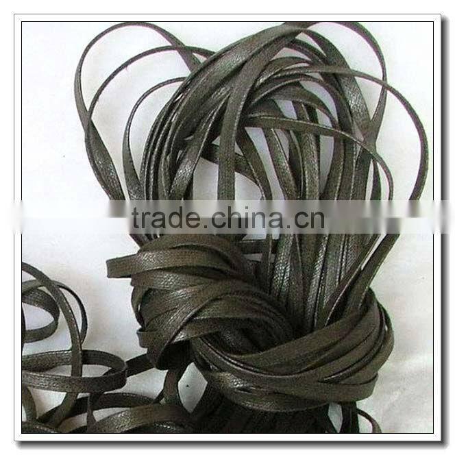 Embroidered design shoelaces for lady shoe