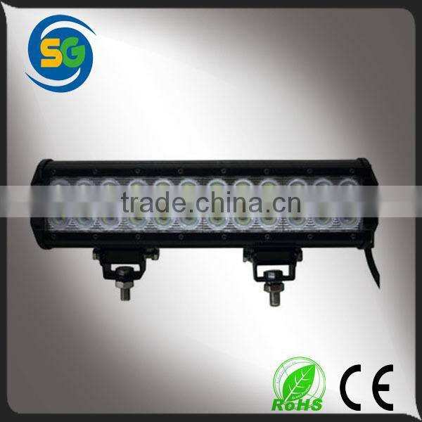 Professional 3W dual row spot/flood/combo 72w offroad led light bar with CE RoHS EMC