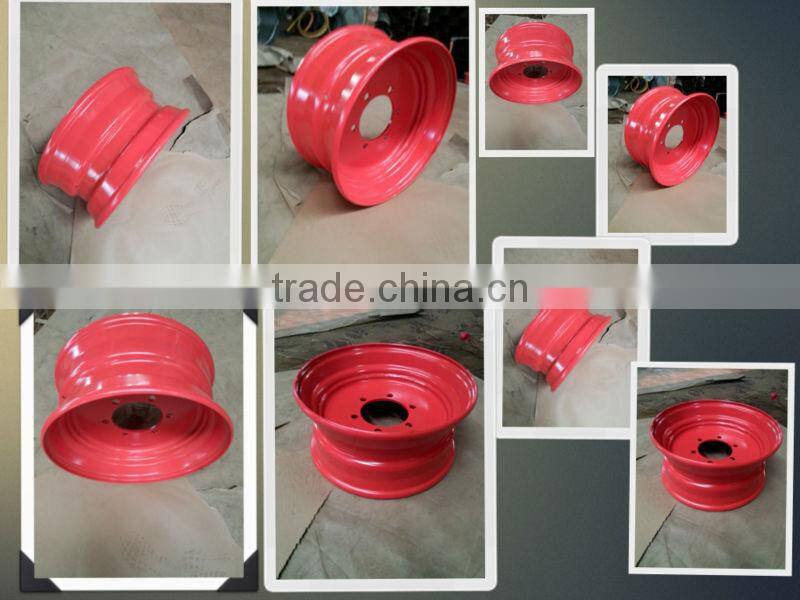 9.75X16.5 Zhejiang black agricultural steel wheels
