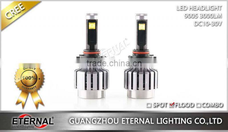 80W universal size LED headlight bulb replacement H1 H3 H4 H7 H11 H13 9005 9006 880 D2S car automotive led headlight bulb kit