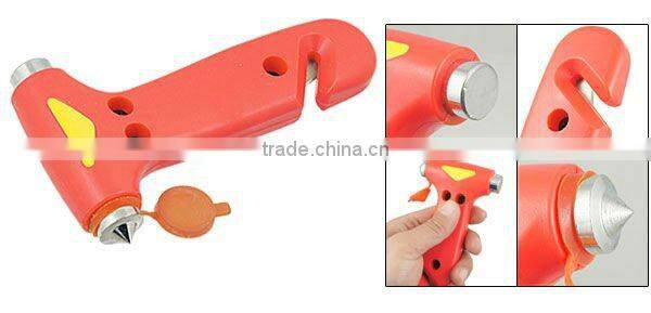Emergency Hammer with Seat Belt Cutter