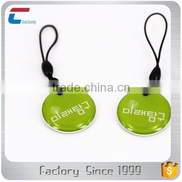 custom printing waterproof epoxy diameter 30mm nfc tag with ntag216
