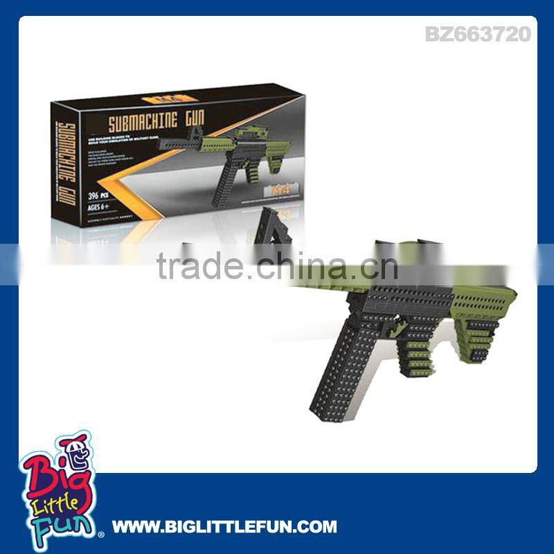 Plastic sniper rifle toy gun,building toys for boys