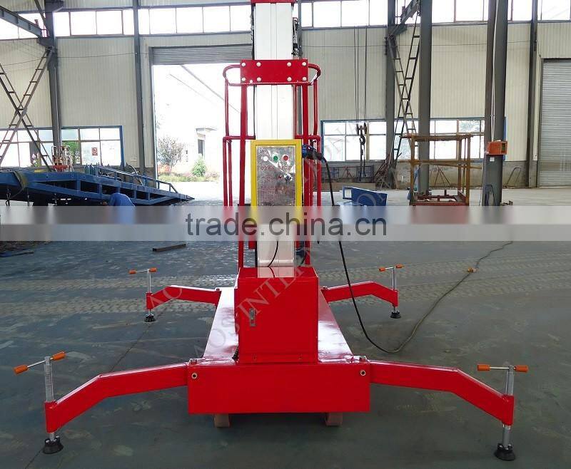 6m Single Mast Aluminium Hydraulic Work Lift Table