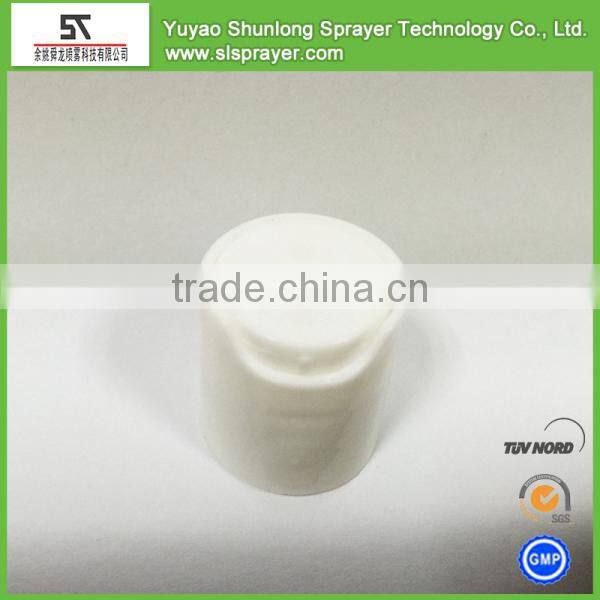 plastic screw bottle lid push pull closure cap