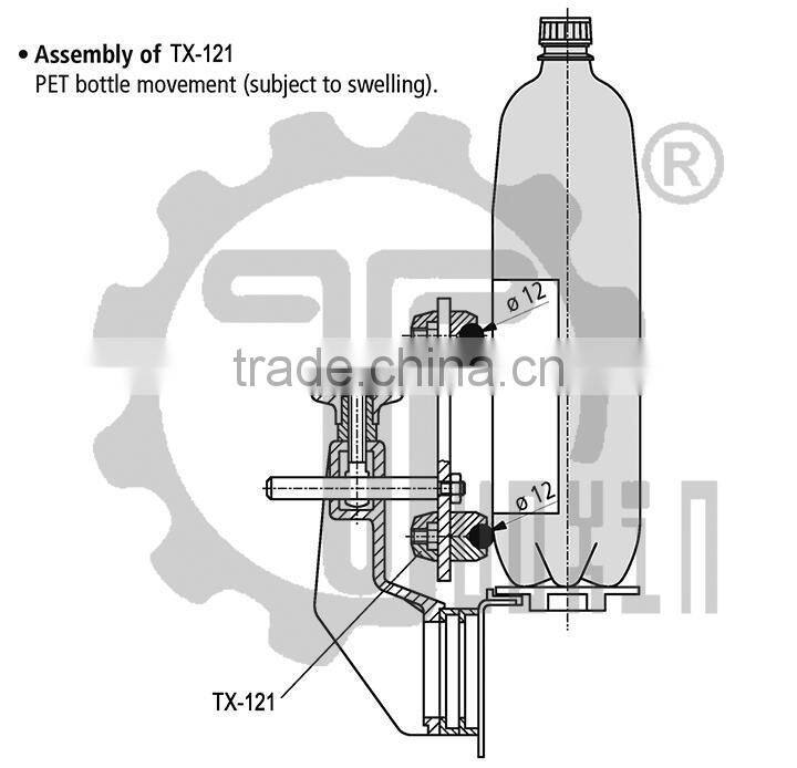 TX-121 C-Adjustable Single Guide-Rail Clamp