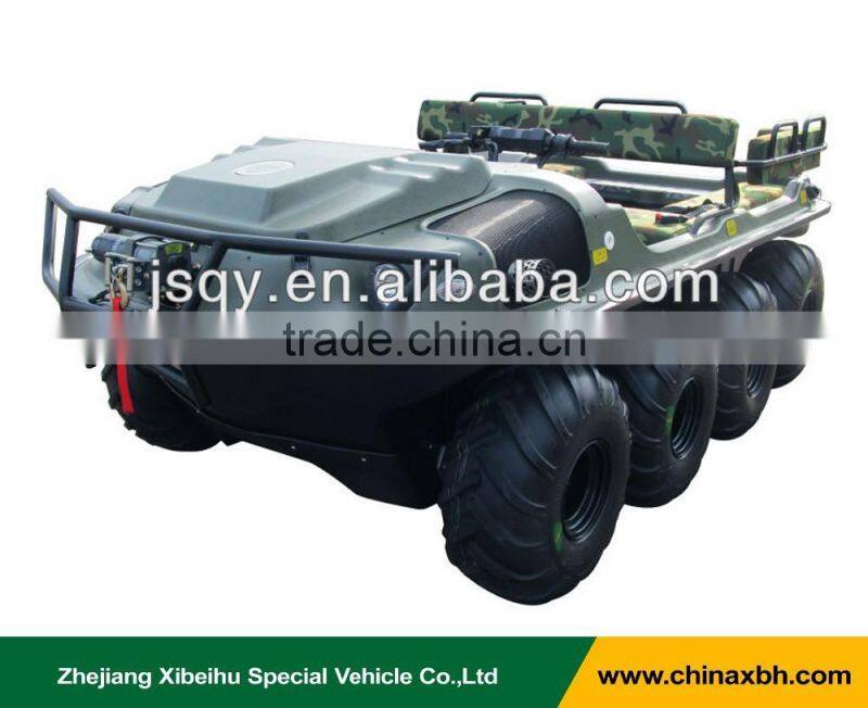XBH 8X8-2C Diesel-engine vehicle transportation cart 8 wheels All-terrain Amphibious Vehicle anfibio ATV