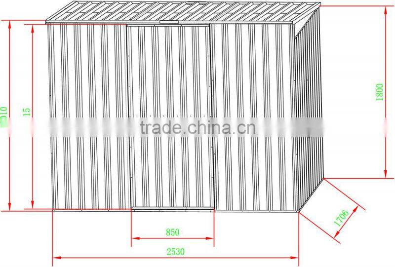 garden light metal small flat pack garden sheds