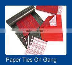 Farm Use Waterproof High quality Paper Printed vegetable twist tie