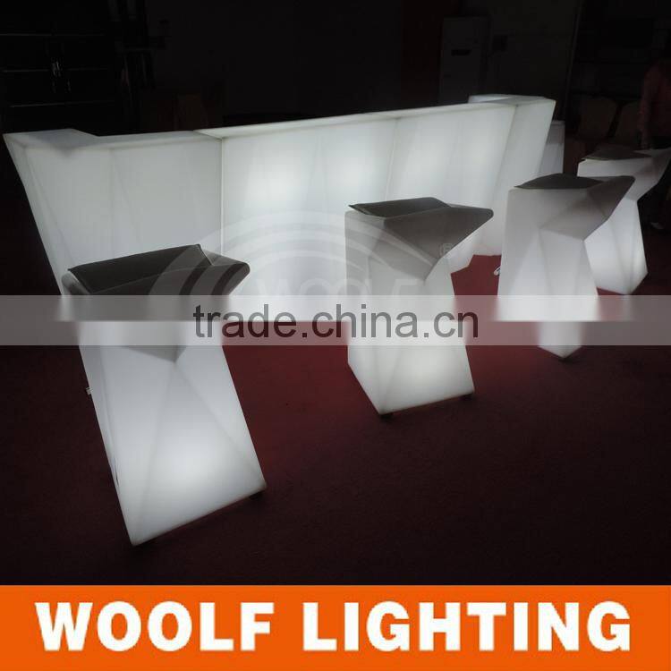 Modern Waterproof Rechargeable Illuminated Bar LED Chair