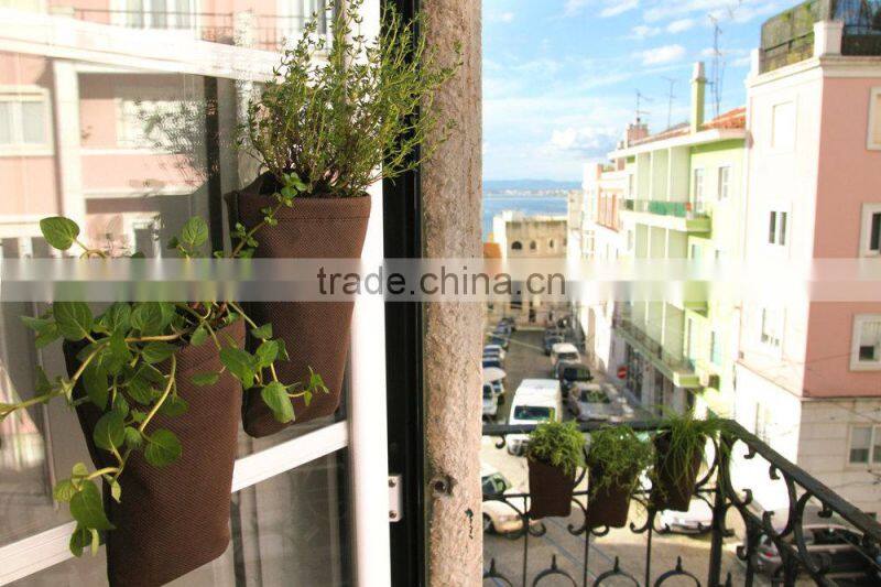 Wall Hanging Planters,Wall Pocket,Herb Pack-Hanging Planter for Herb Vertical Garden