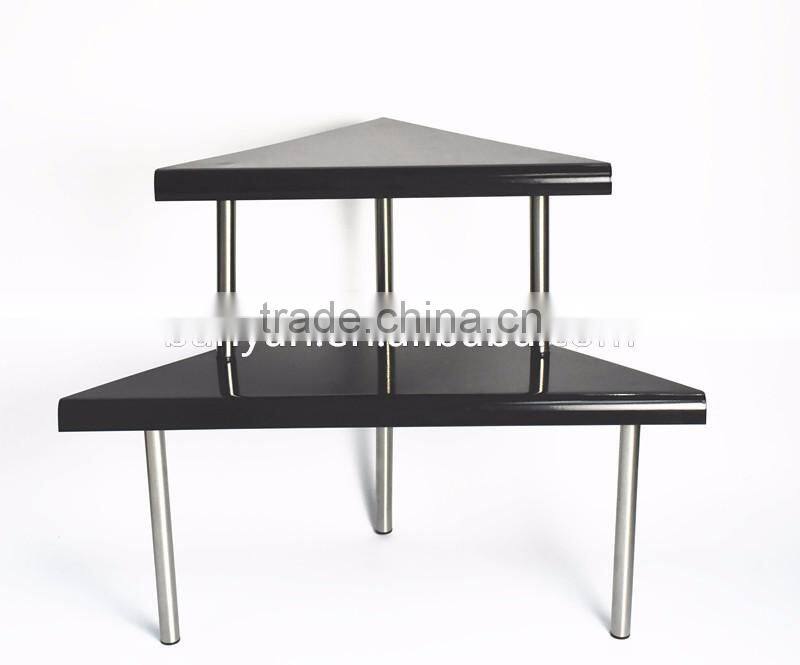 China Factory Kitchen and Home Stainless Steel Corner Storage Shelf