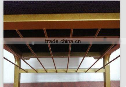 Used church chairs sale ,Metal church chair fabric cushion