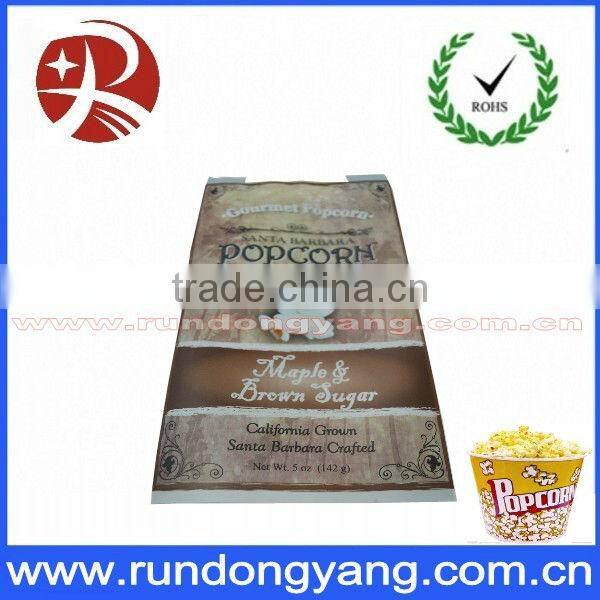 High material popcorn bags for food packaging