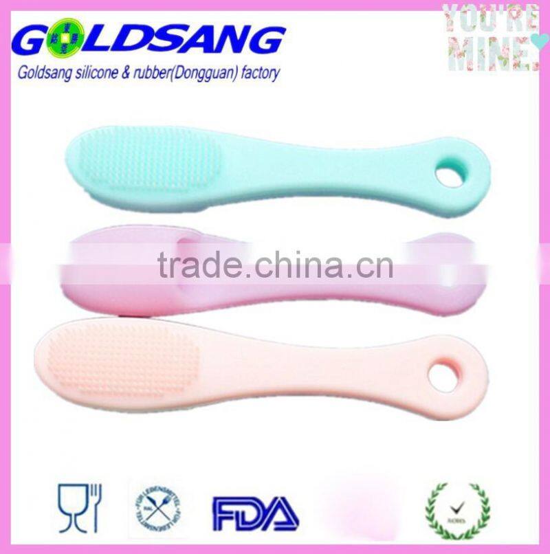 Unisex Makeup Tool Silicone Nose Blackhead Sebum Removal Brush