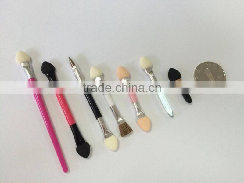 Hot Sale Makeup Mini Powder sponge Brush Double End Eyeshadow Brush