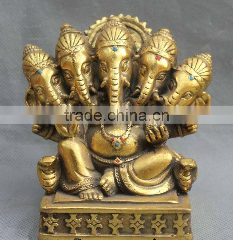 Casting Home Decoration Bronze Ganesha Statue